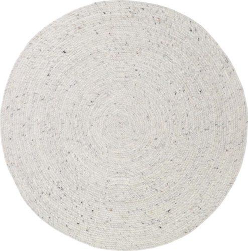 Bílý ručně vyrobený koberec ze směsi vlny a bavlny Nattiot Neethu