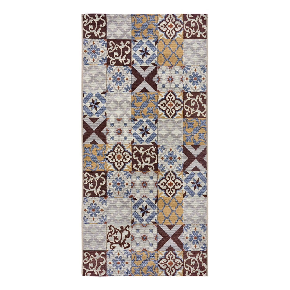 Hnědý koberec běhoun 75x150 cm Cappuccino Mosaik – Hanse Home Hanse Home