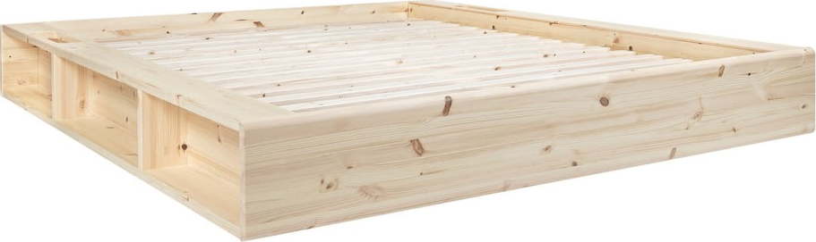 Dvoulůžková postel z borovicového dřeva s roštem 160x200 cm Ziggy – Karup Design Karup Design