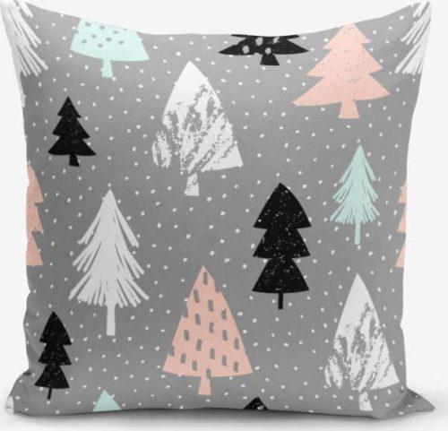 Povlak na polštář s příměsí bavlny Minimalist Cushion Covers Grey Background Agac