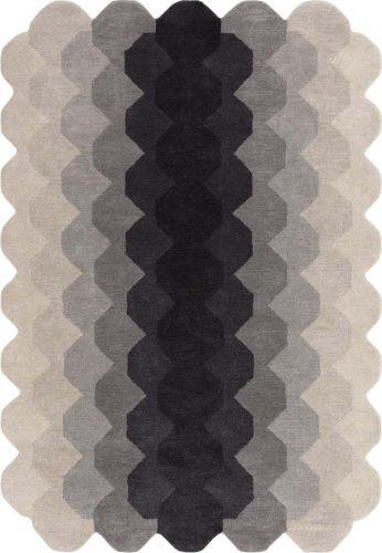 Šedý vlněný koberec 160x230 cm Hive – Asiatic Carpets Asiatic Carpets